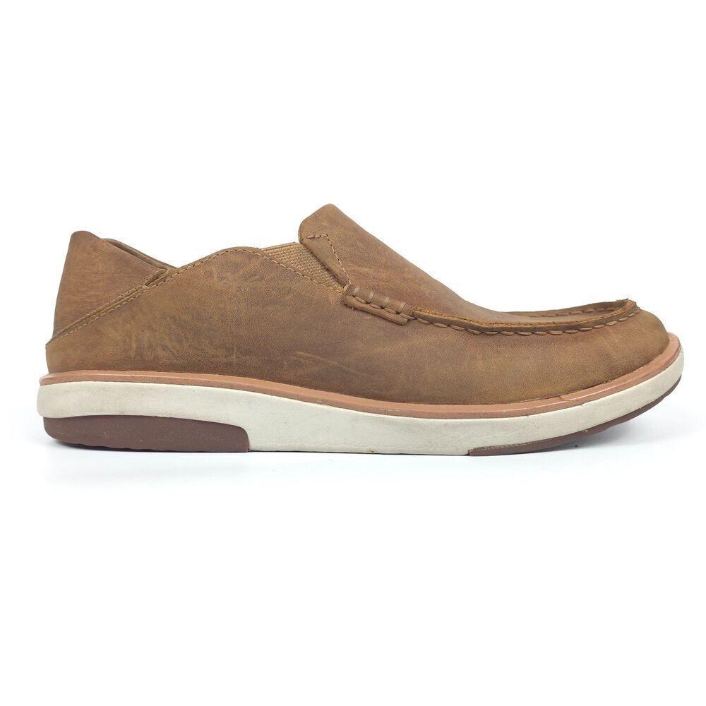 OLUKAI Kalia Slip-On Leather Loafer Old Money Casual Beachy Resort Boho Normcore